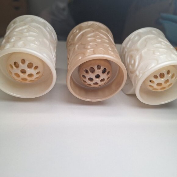 Bath & Body Works  Wallflower Plug Ins Cream Home Room Fragrance Warmer Lot of 3 - Picture 5 of 6